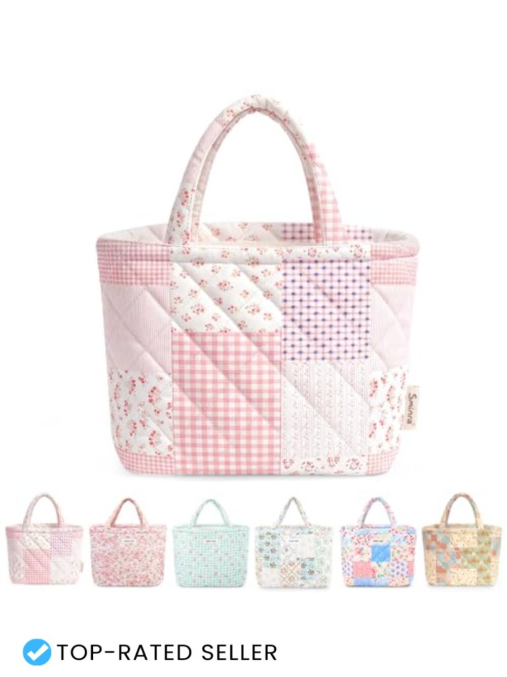 Corduroy Small Tote Bible Bag Mini Daily Handbag Aesthetic for Book Water